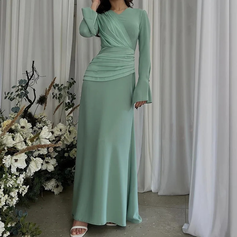 Irregular Long Sleeve Lacing Slim Long Dress Woman Clothes Elegant Backless High Waist Bodycon Holiday Party Dresses 240819