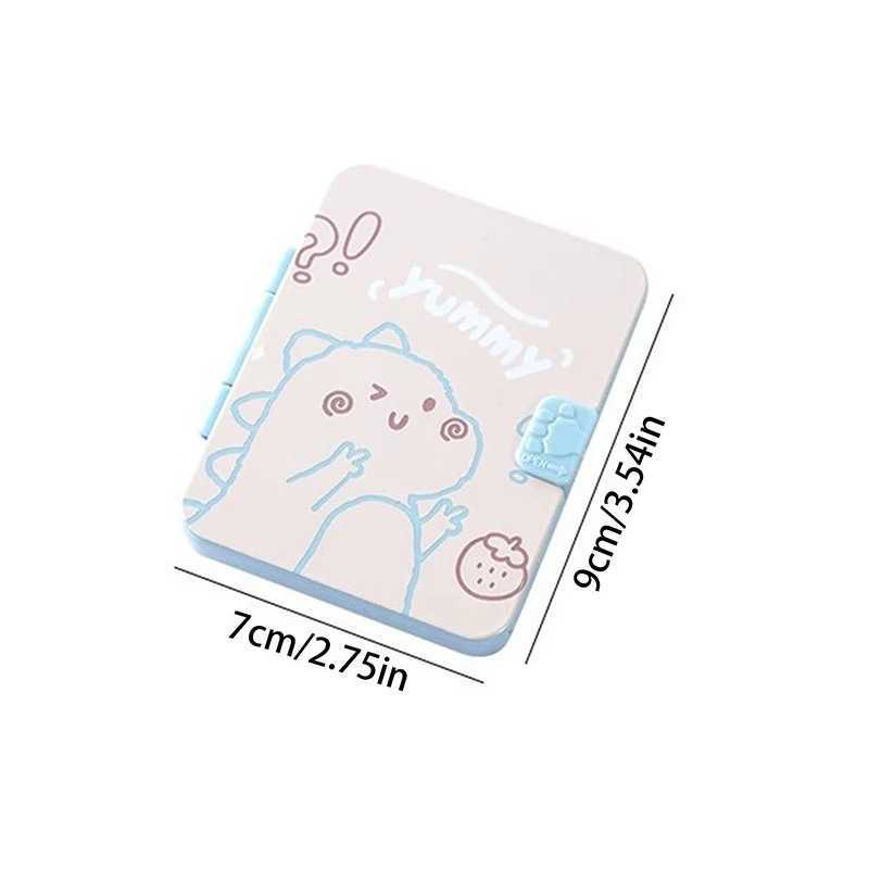 Folding Small Comb With Mirror Compact Pocket Size Portable Traveling Hair Brush Cosmetic Mirror Head Scalp Massager Relax Brush Y240819