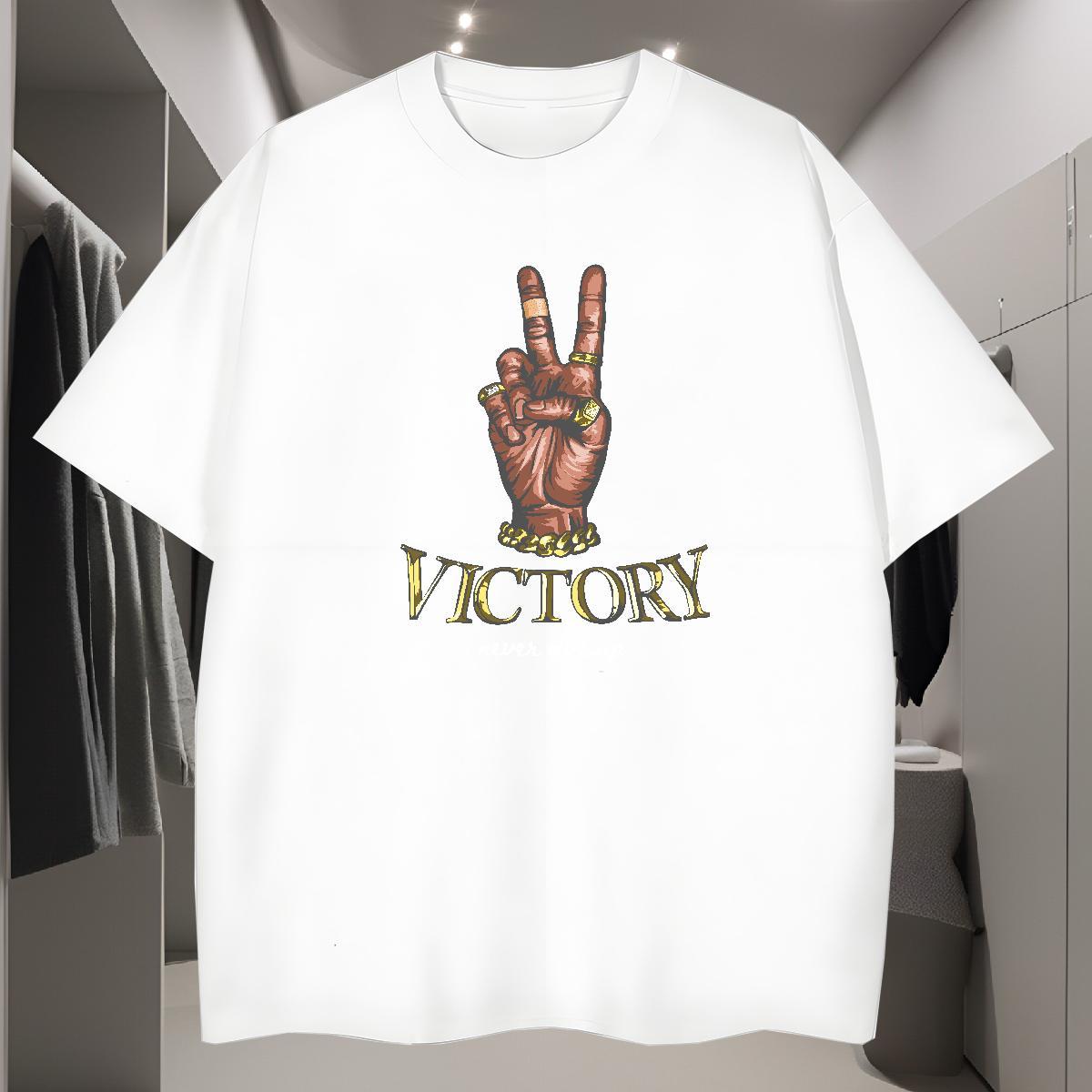 T Shirts Men 230g Pure Cotton hand- Hip Hop Breathable Short Sleeve DIY Tshirt for Man Woman Fashion Designer Cool Tops Tees