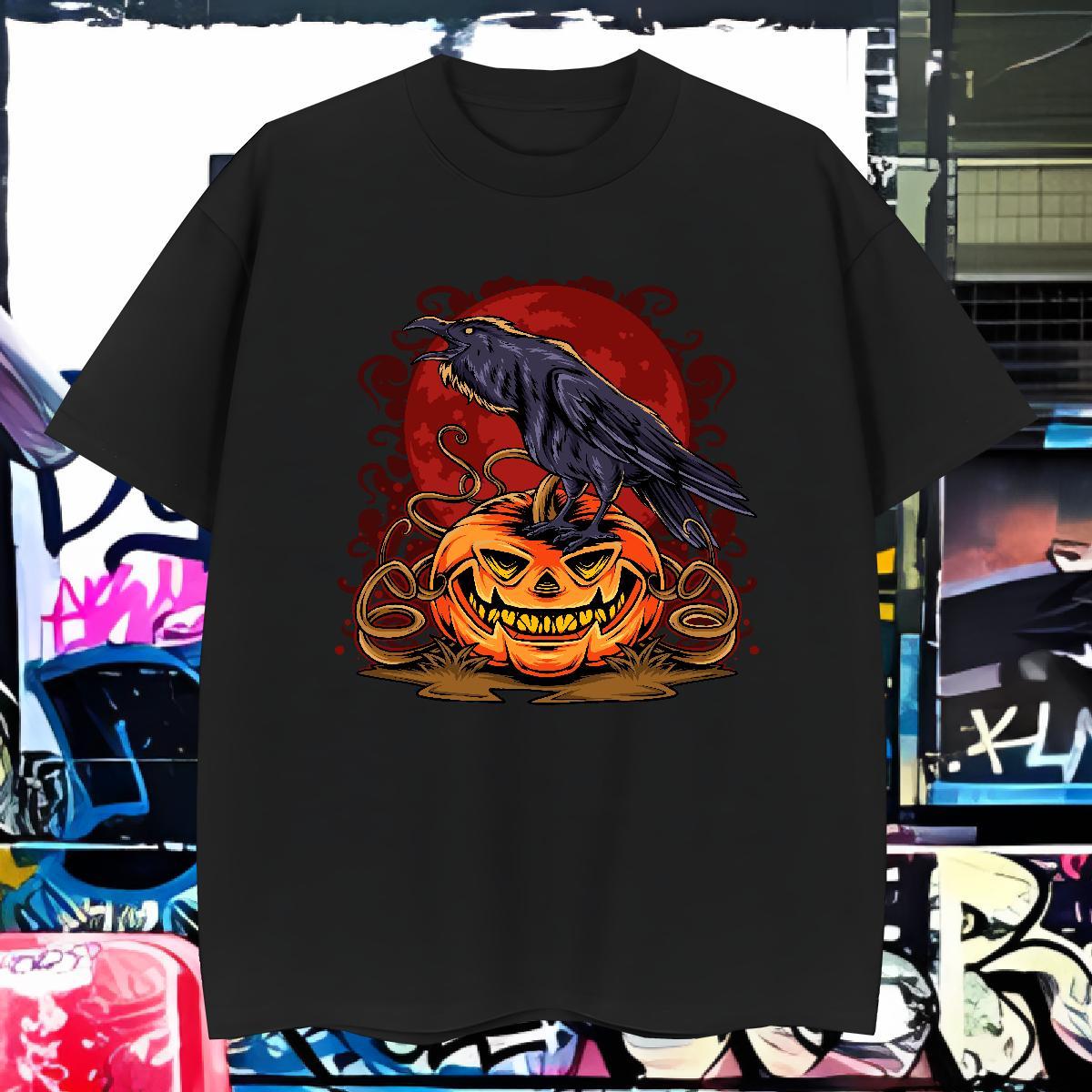 Loose Fit Man T Shirts eagle Short Sleeve O-Neck Hip Hop Street Custom Anime 230g 100% Cotton Tshirts New Arrival Top Tees