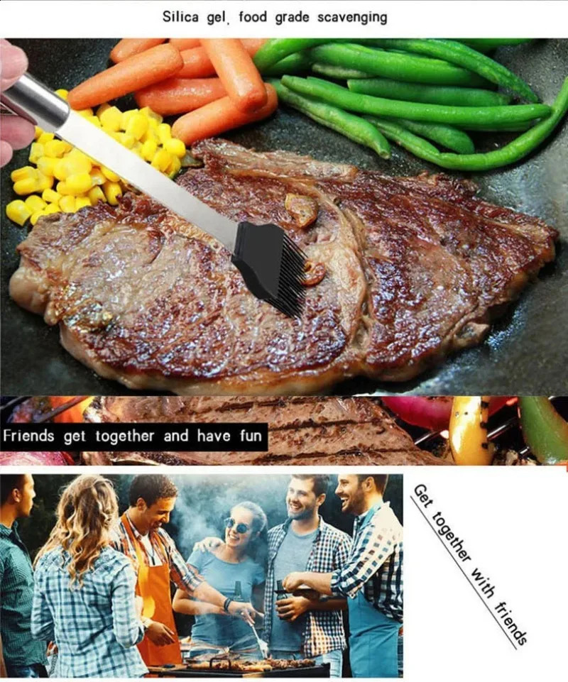 BBQ Tools Set Barbecue Utensil AccessoriesThermometer Barbeque Grilling Accessories Outdoor Gril Tools Set Bbq Utensil Set 240819