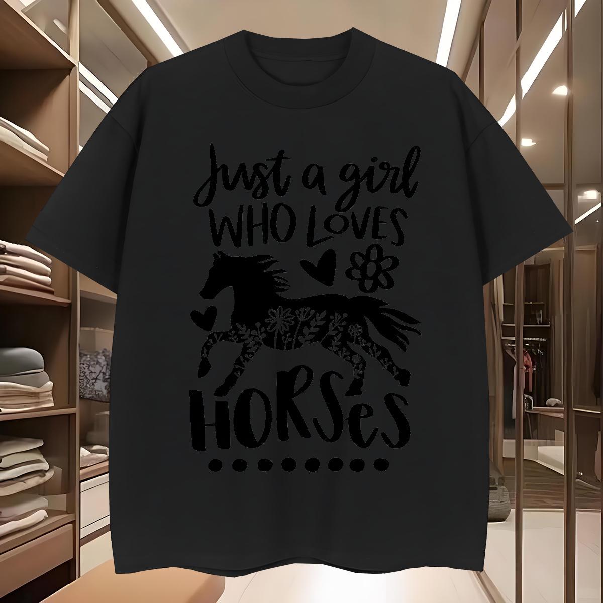 2024 Designer Couples T Shirts horse Casual Beach 230g 100% Cotton Clothes Round Neck Short Sleeve Wholesale T shirt Oversized 4XL