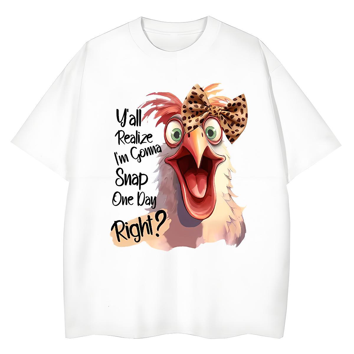 Free Shipping Men Tshirts cock Summer Casual 100% Cotton 230g Tees Pure Cotton Loose Mens T Shirts Custom Printed