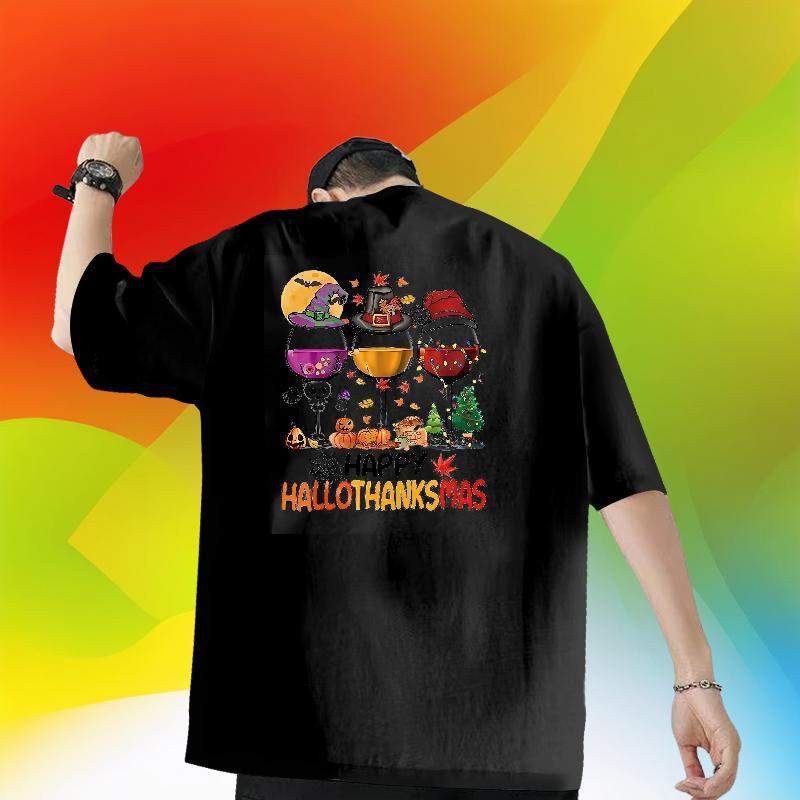 Designer Fashion Couples T Shirts pumpkin Home Outdoor 230g 100% Cotton Polos Round Neck Short Sleeve Brand Man T Shirts Black Oversized