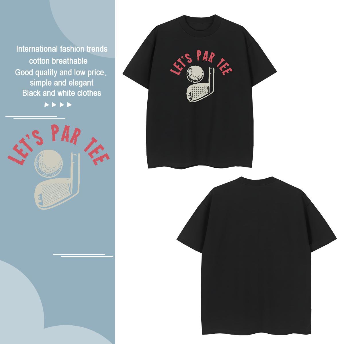 Unisex monogram 100% Cotton 230g Couples T Shirts Sport Round Neck Short Sleeve T Shirt For Man New Arrival White Plus Size Tops Shirt