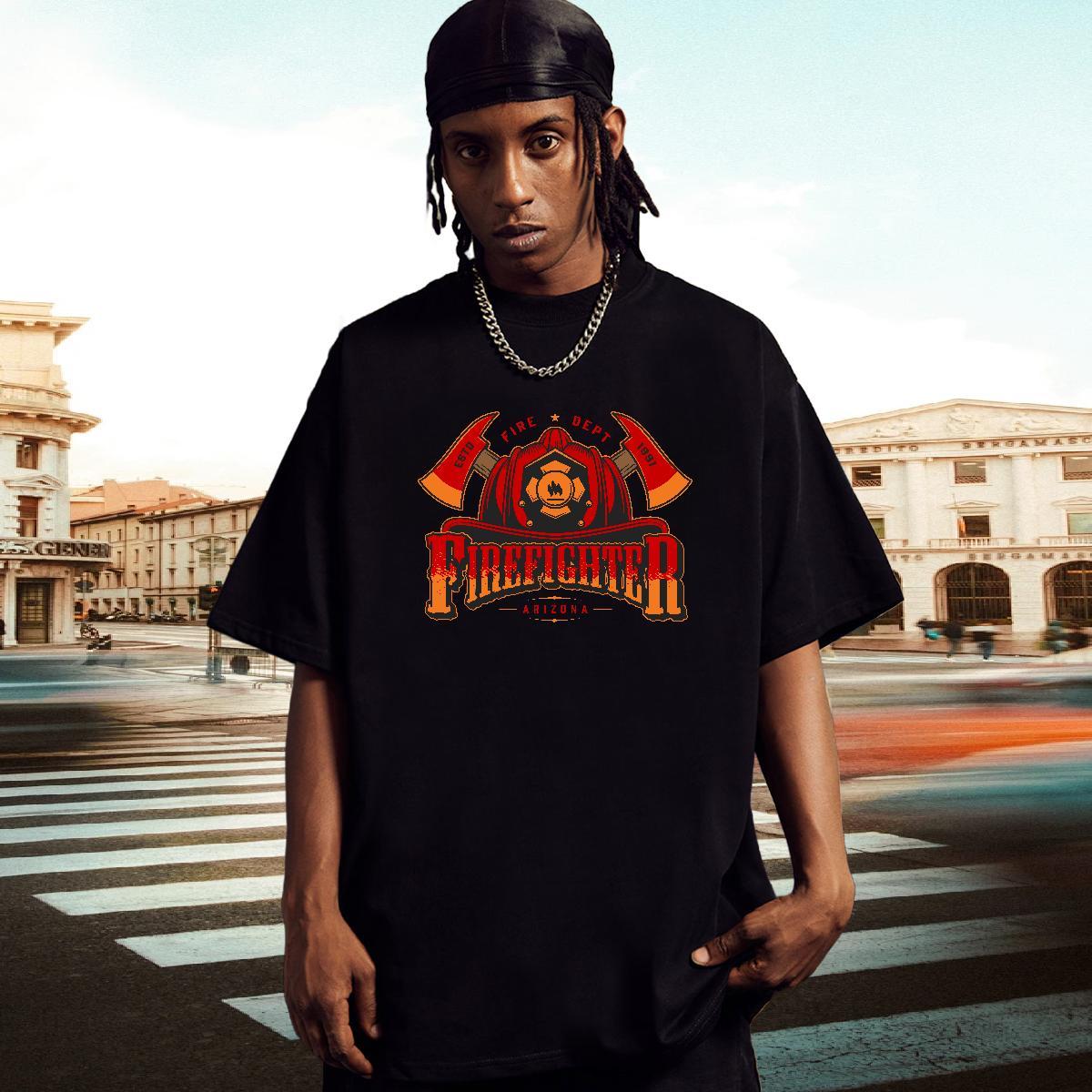 Designer Couples T Shirts Daily Wear 230g Pure Cotton Black Oversized Breathable Crew Neck tool T Shirts Men Fashion Tops