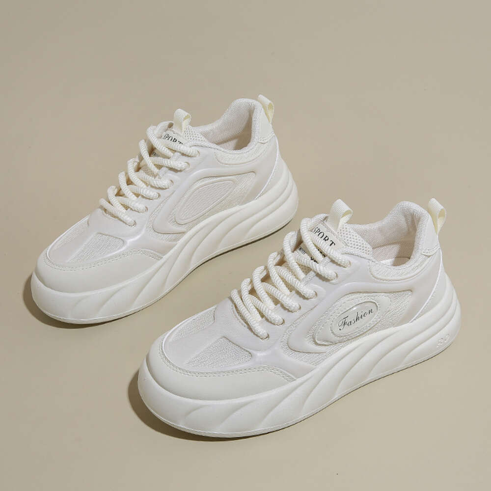 Ddmysports Summer New Instagram Korean Edition Ollow Small White Female Students Thick Sole Versatile Casual Sports Shoes ZL OUTDOOR