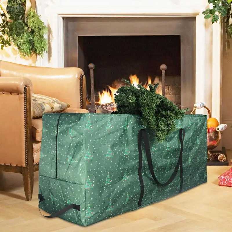 Large Capacity Christmas Tree Storage Bag Outdoor Furniture Cushion Storage Holder Space-Saving Water Protective Boxes CL240820
