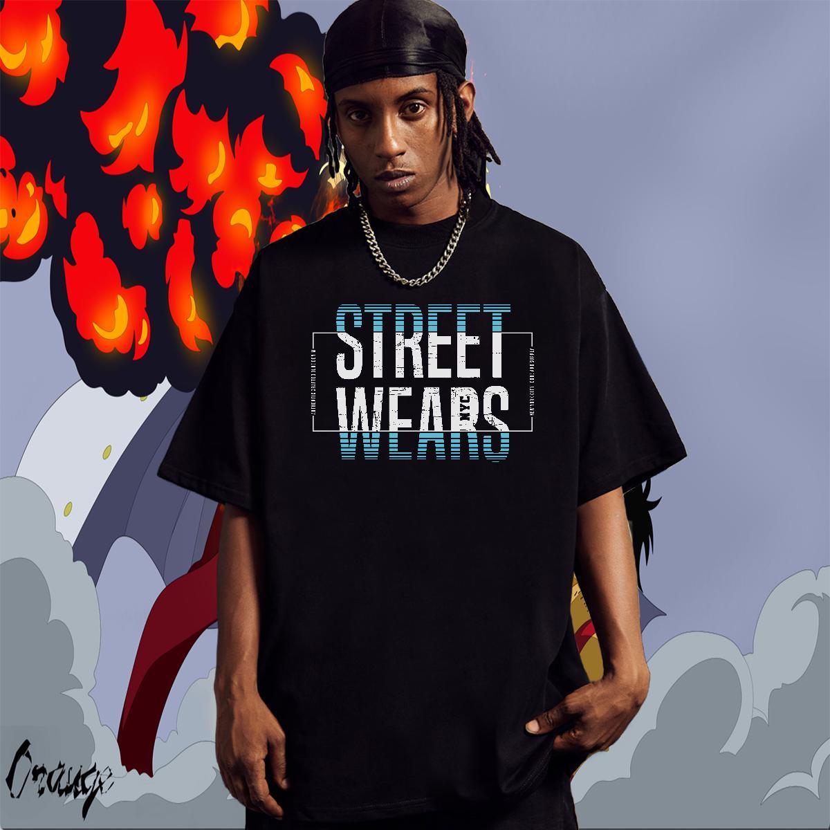 Free Shipping Men Clothes T-Shirt Casual 230g Cotton Oversized 3XL 4XL Crew Neck Breathable letter Man T Shirts Fashion New Tops Tees