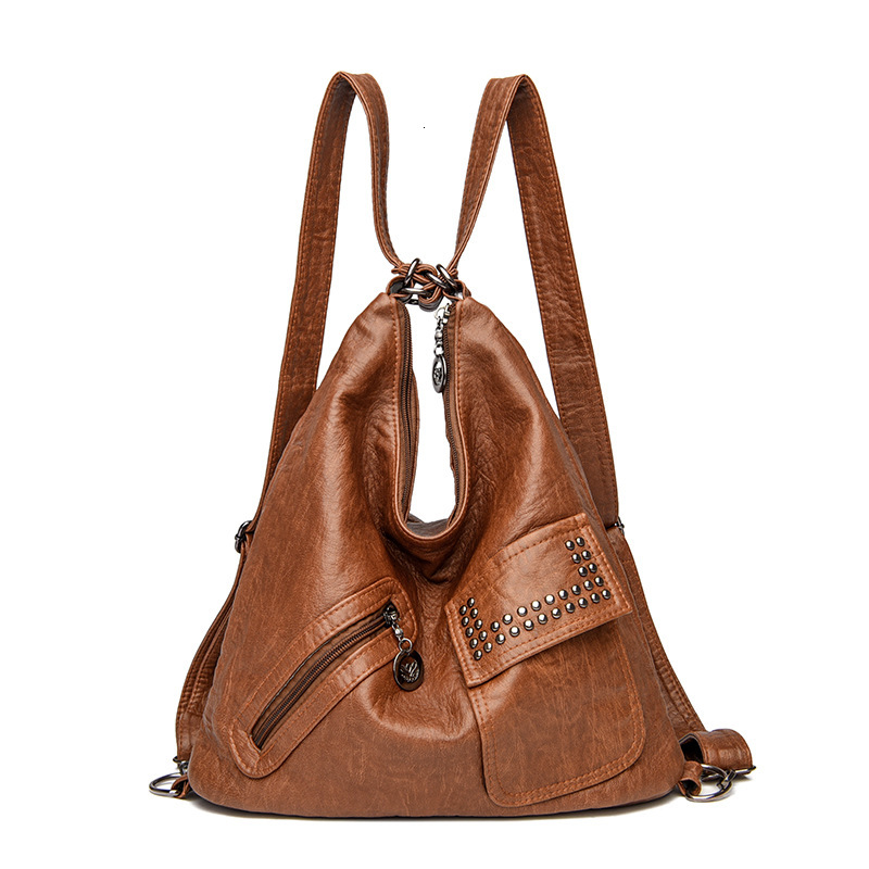 New Fashion Shoulder Bag Simple and Casual Multi functional Women's Backpack