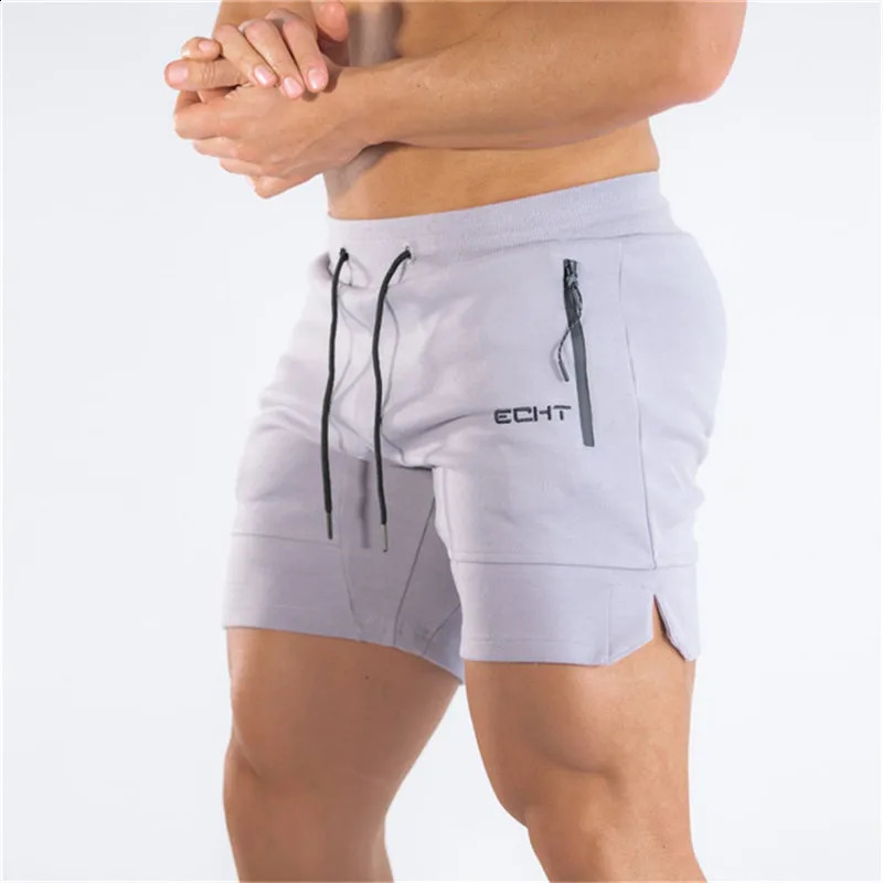 Sports Shorts Mens Beach Zipper Pocket Trouser Fitness Jogging Athletes Running Gym 240819