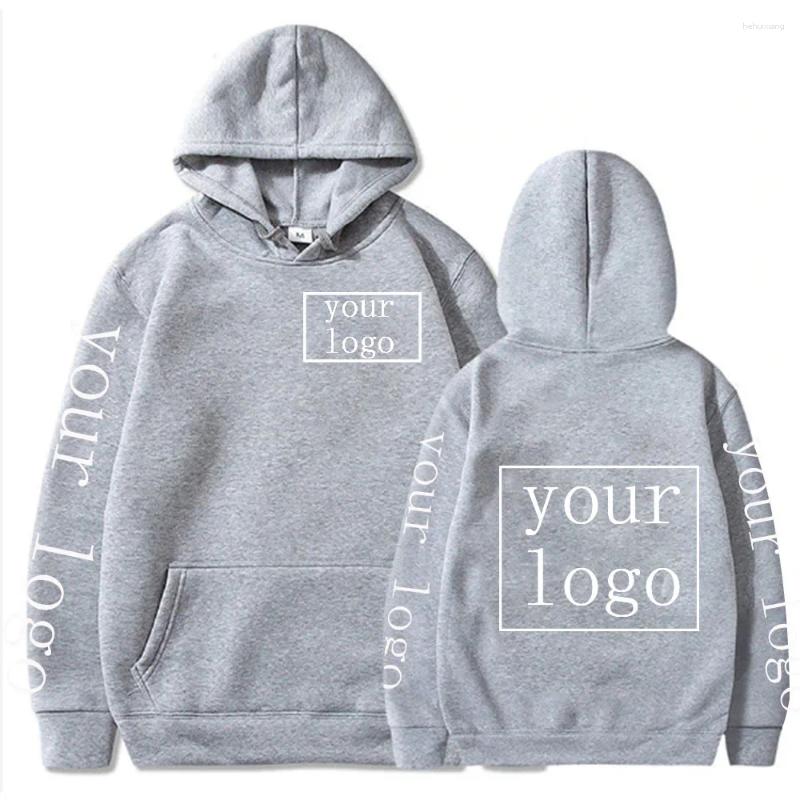Men's Hoodies Your Own Design Brand Logo/Picture Personalized Custom Men Women Text DIY Sweatshirt Casual Hoody Clothing Fashion