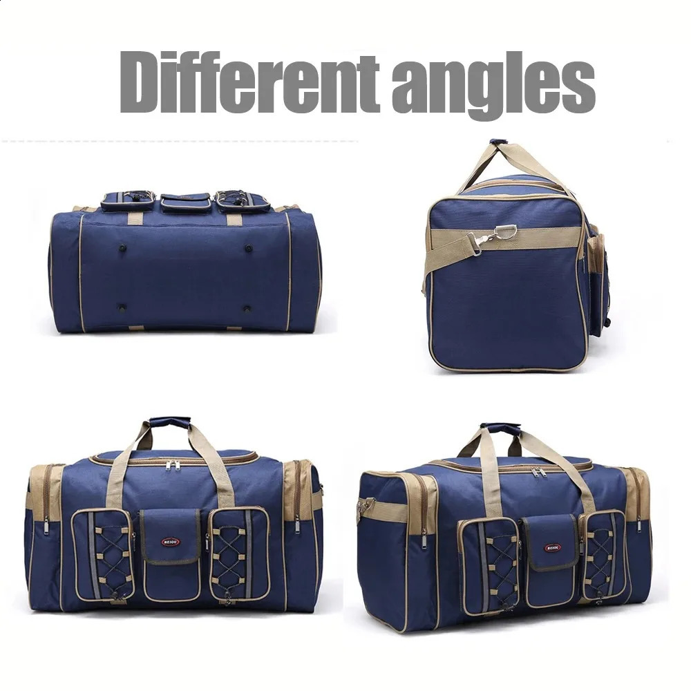 70L Waterproof Nylon Luggage Gym MountaBags Outdoor Travel Bag Large Traveling For Mountaineering Travel Dufflel Sport Handbags 240819