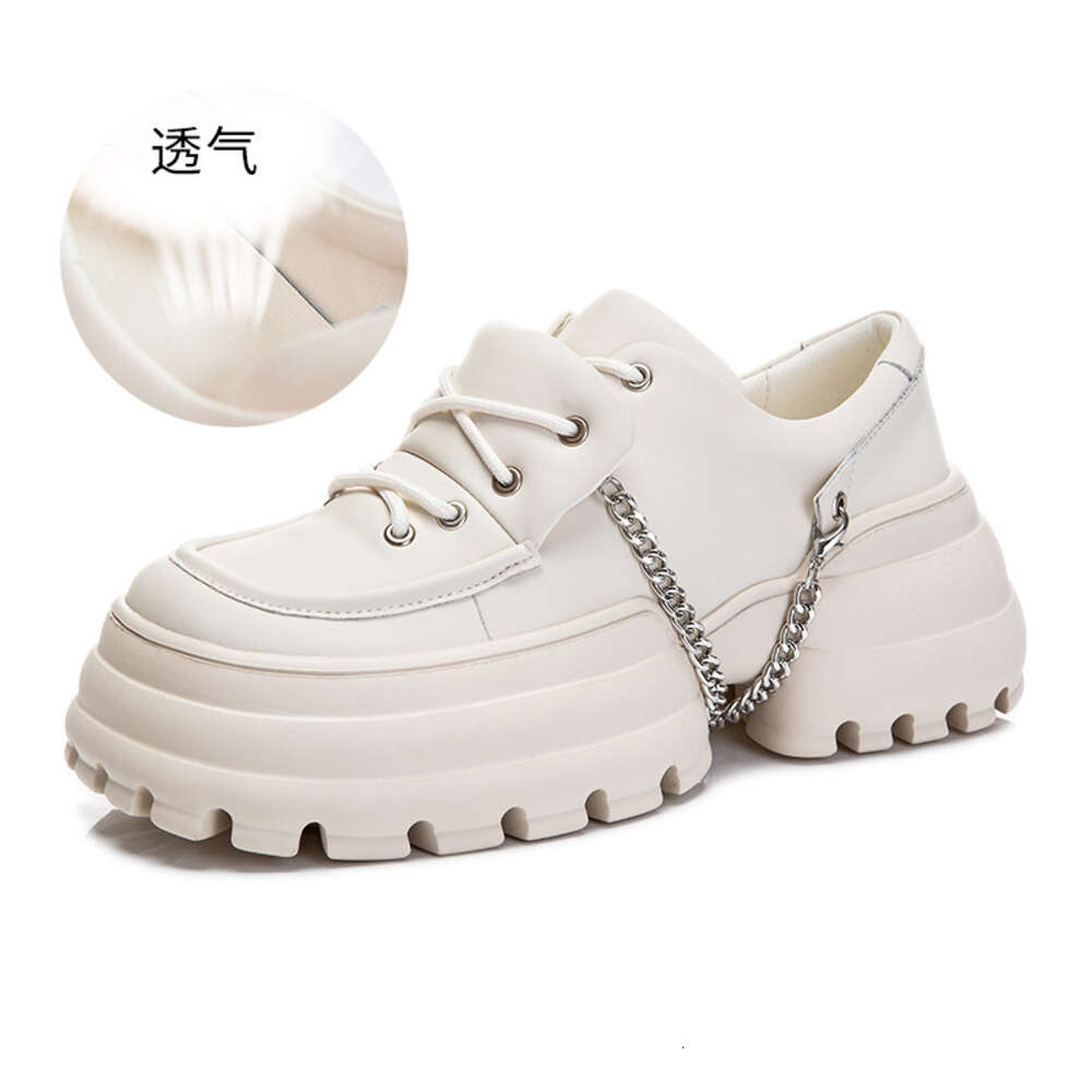 Ddmysports Foam Genuine Leather Dad Women Spring New Thick Sole Sports Girls Versatile Casual Shoes For Children OUTDOOR