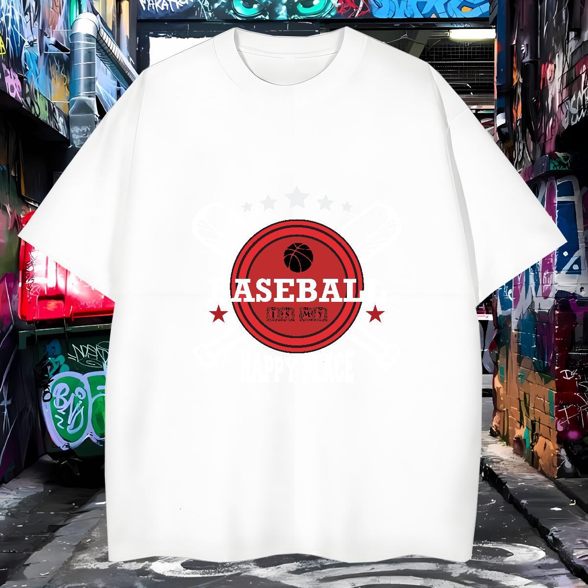 Comfortable letter T Shirt For Man Street Casual Tshirt for Man Woman 230g Cotton New Arrival Crew Neck Breathable DIY Printed Clothes