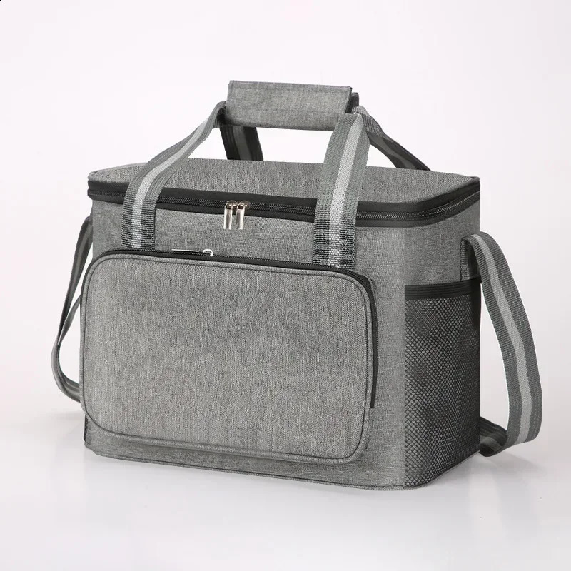 Thermal insulation bag thickened outdoor Oxford cloth thermal insulation and cold insulation large capacity portable Lunch Bag 240819