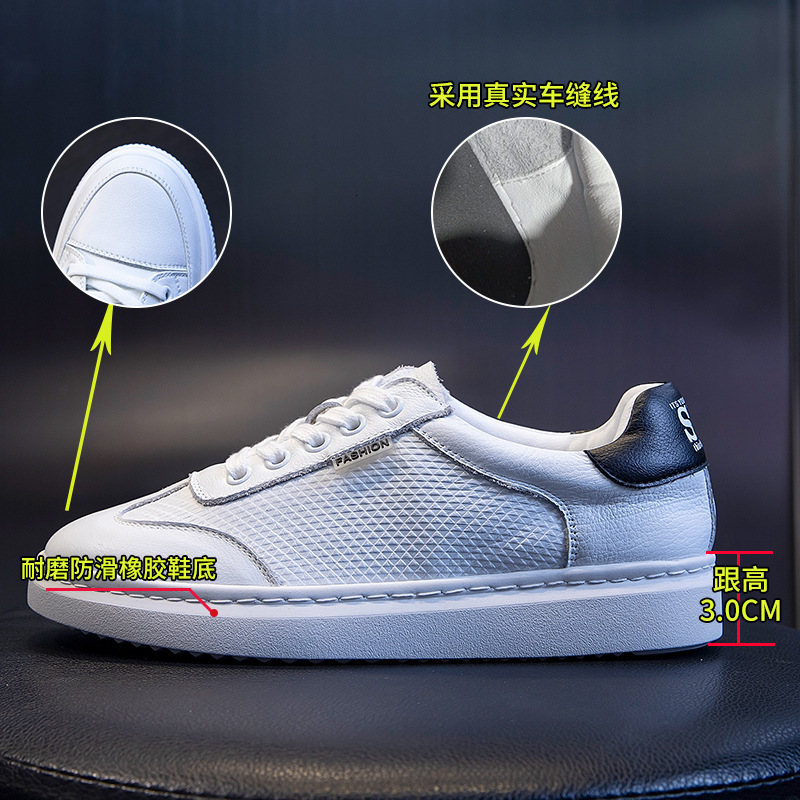 Ddmysports Top Layer Cowhide New Autumn Sports Shallow Mouth Casual Single Flat Genuine Leather Small White Shoes Women S OUTDOOR