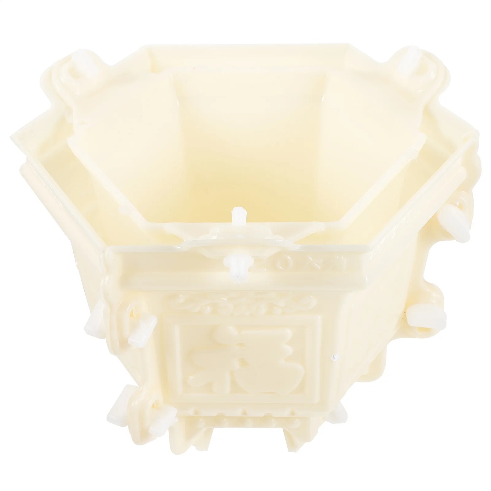 Plastic Mold Flower Pot Crafts Cement DIY Home Decor Bonsai Planter Making Shape Storage Case Flower Concrete Mould Pot Molds 240819