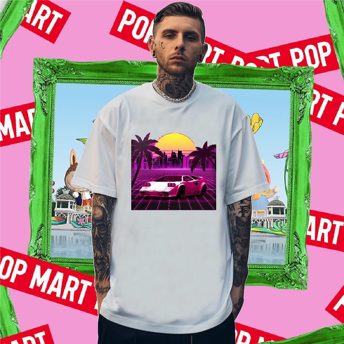 Designer beach 230g 100% Cotton Tshirt for Man Woman Street Wear Breathable Short Sleeve T shirt 2024 Designer Cartoon Print Tshirts
