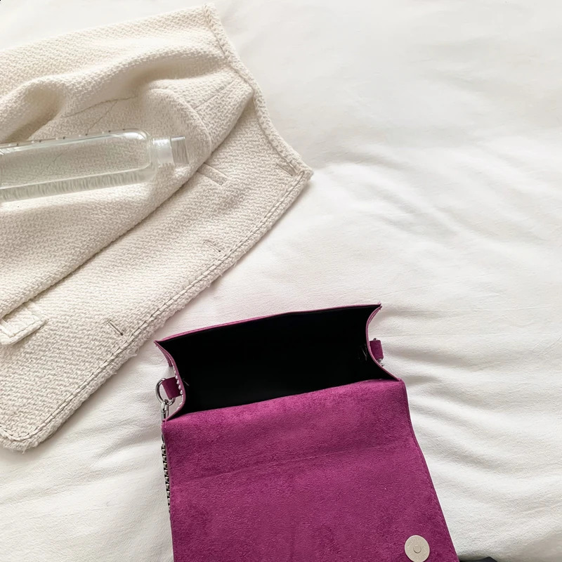 Band Handbag and Purse Shoulder Crossbody Bag Women 2023 Suede Fashion Messenger High Quality 240819