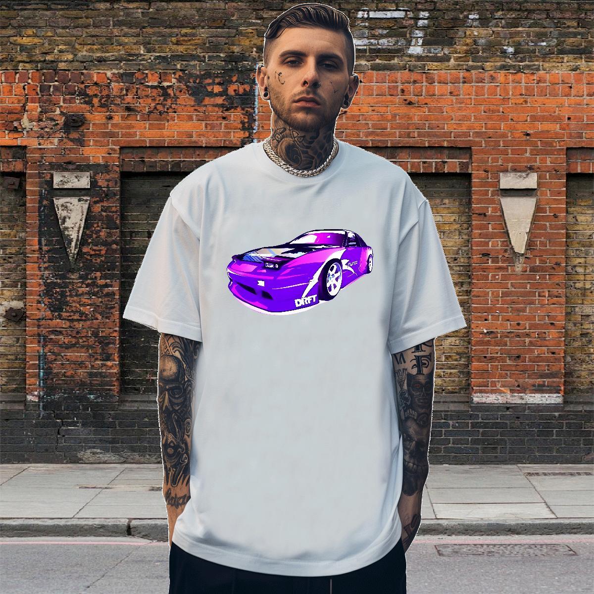 Free Shipping Mens Tshirts Daily Outfit 230g Cotton Asian Size Short Sleeve O-Neck beach T shirt Stylist Clothings