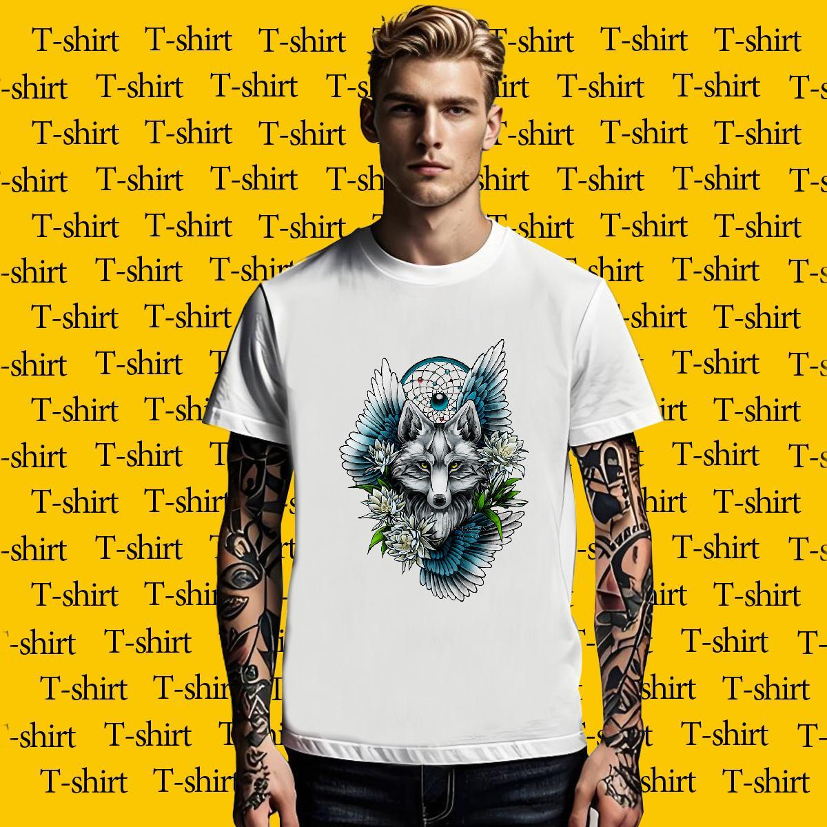 2024 Mens Tshirts wolf Street 230g Cotton Tees Crew Neck Breathable TOP Quality T-Shirts Graphic