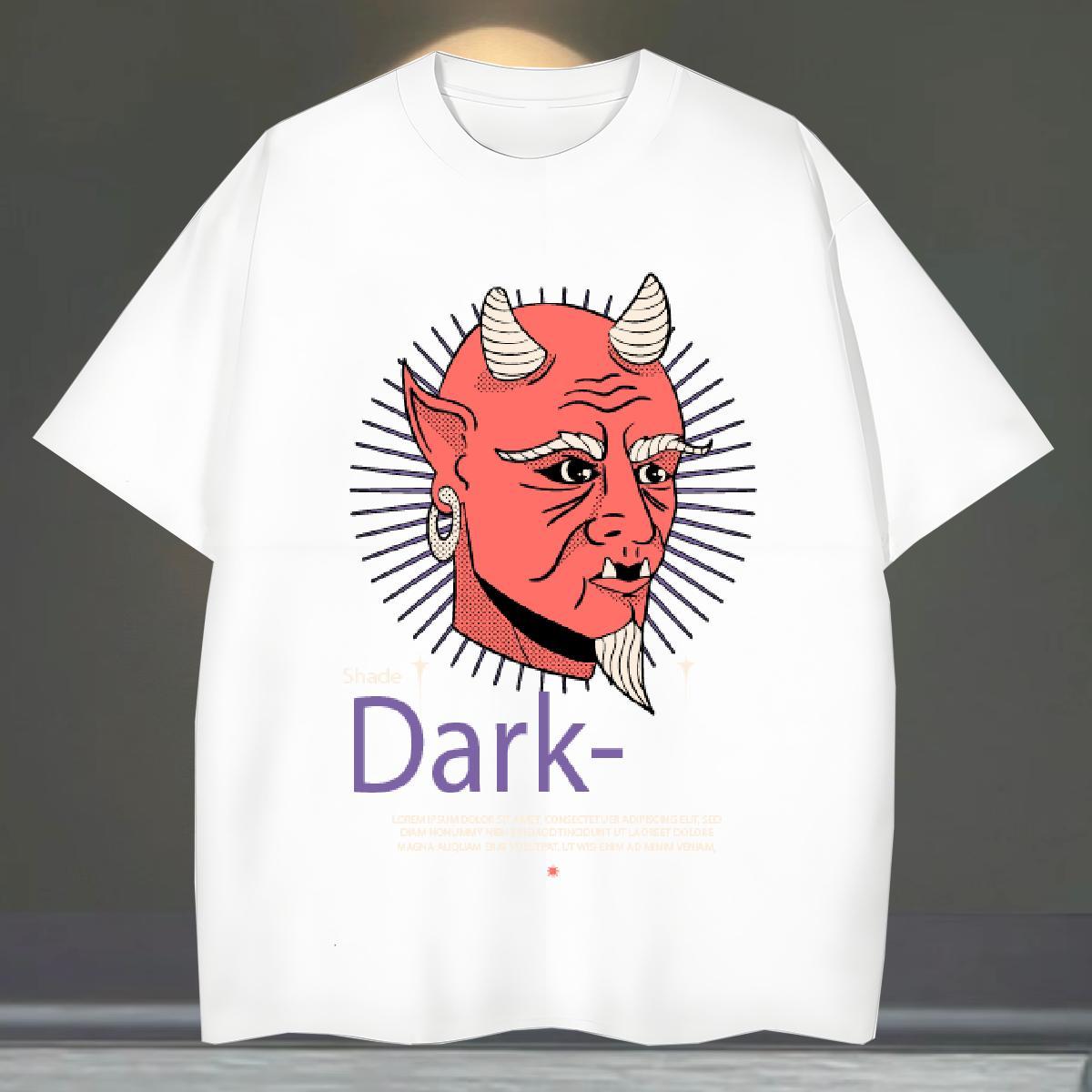 Popular Couples T Shirts Home Outdoor 230g 100% Cotton Custom Printing Breathable Short Sleeve Western style T Shirt For Man Casual New Polos