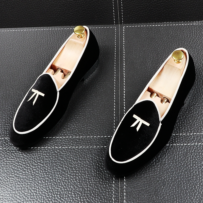 Cuddlyiipanda Fashion Men Suede Leather Male Dress Wedding Classic Business Party Office Loafers Men's Flats Driving Shoes