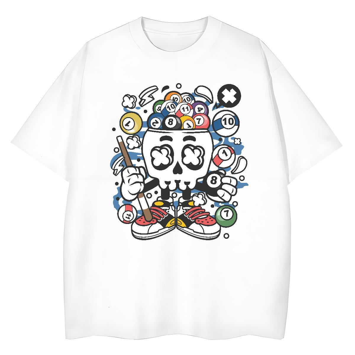 Fashion Womens Tshirts Daily Wear Breathable Short Sleeve Polos Unisex 230g 100% Cotton ET Black White T-Shirts