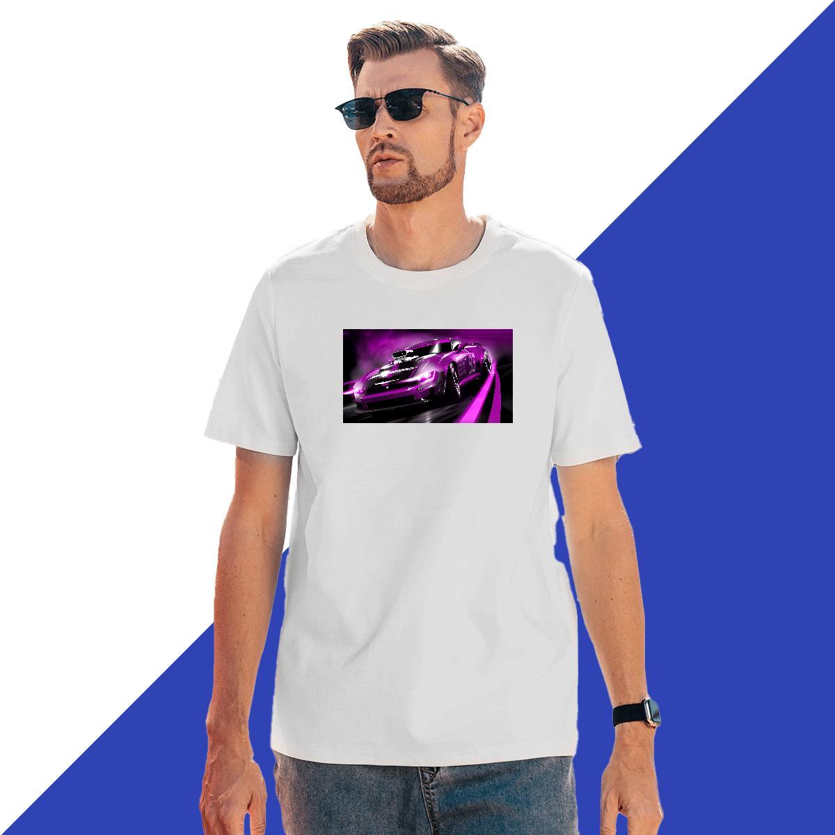 Loose car 230g Pure Cotton Men Tshirts Street Wear Breathable Short Sleeve Men T Shirts Custom Oversized 3XL 4XL Tops Shirt
