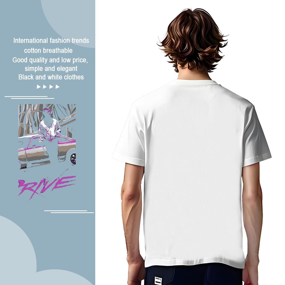 Soft car 230g Cotton Couples T Shirts Sport Breathable T-Shirts for Men Factory Direct White Plus Size Tee Shirt