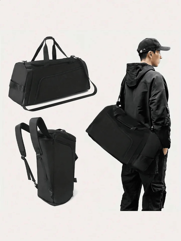 1pc Unisex Large Capacity Dry And Wet Separation Travel Bag Fitness Bag Sports Bag Suitable For Outdoor Travel Business Trip 240819