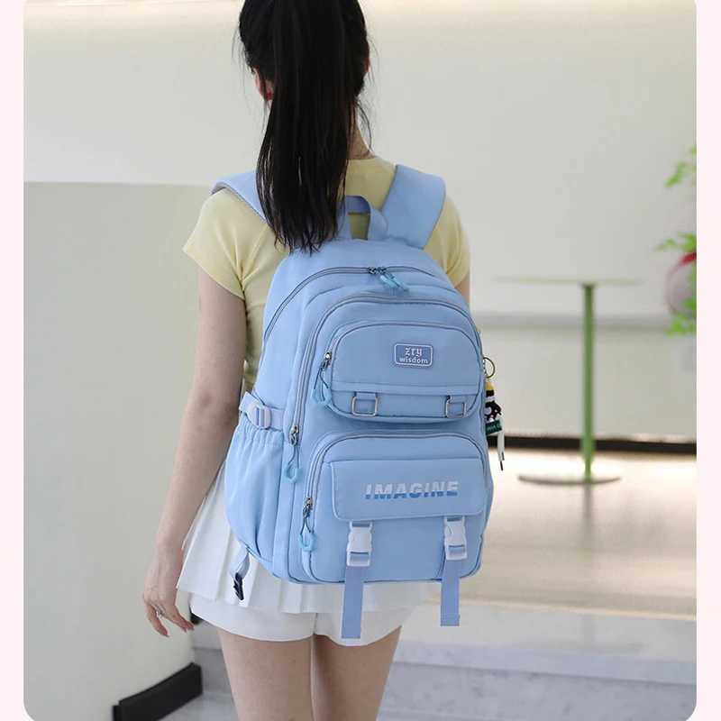 Children School bag with Wheels Students Backpack For Girls Trolley Bag Cute Schoolbag Rolling Wheeled Backpack Book Bag Y240820