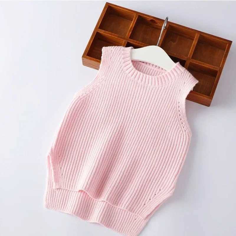 2022 Autumn Winter Toddler Teen Clothes School Boy Girl Vest Children Waistcoat Pullover Sweaters Kids Vest For Boys GirlsXJ240819