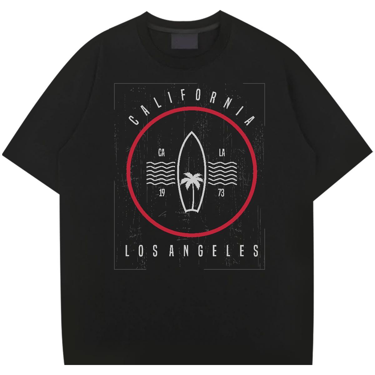 Cool circle 100% Cotton 230g Men Tops Tees Home Outdoor Breathable Short Sleeve T Shirt For Man Classic Custom Big Size Clothings