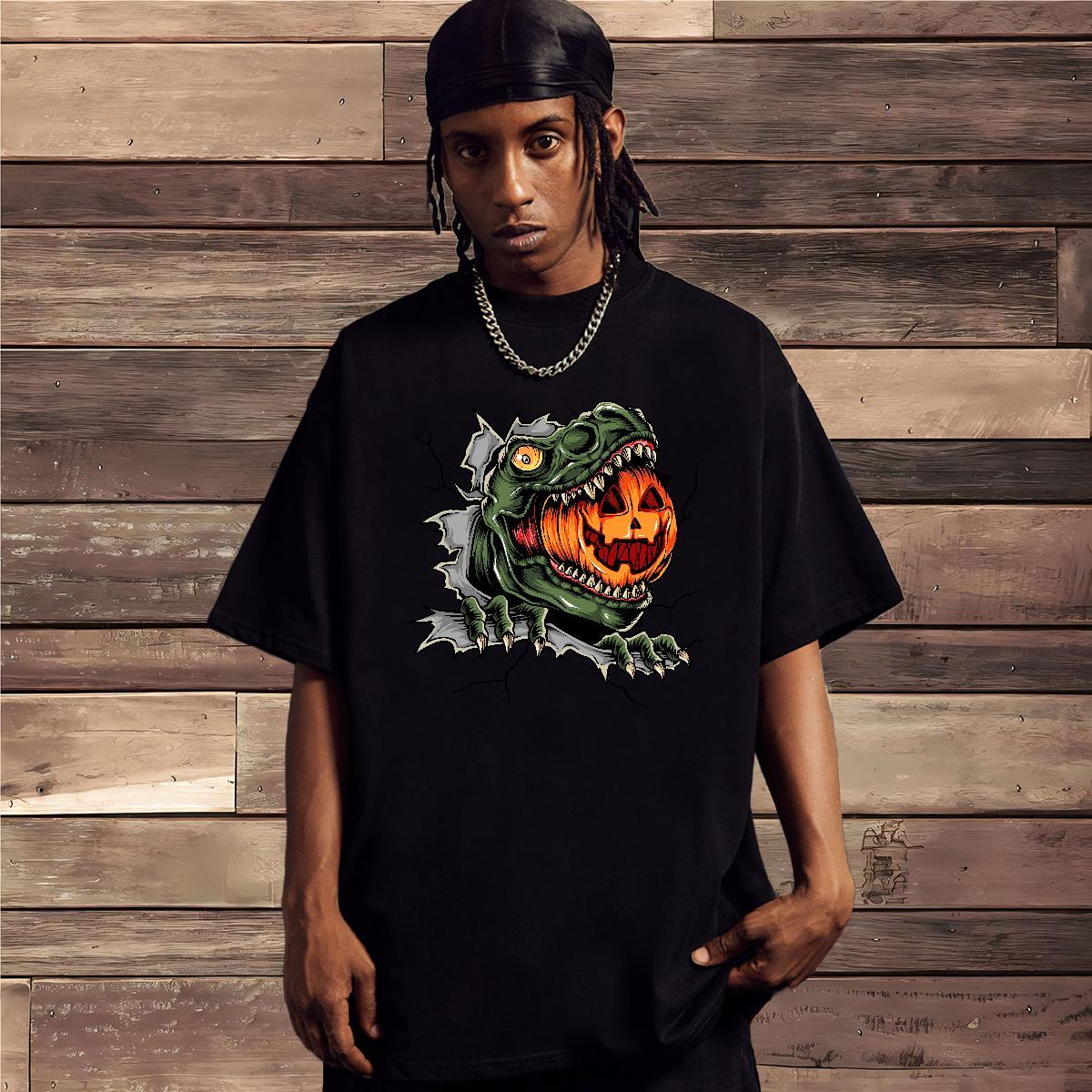 Brand T Shirt For Man crocodile Breathable Crew Neck Casual Daily Wear DIY Printed 230g 100% Cotton Men Tees Fashion Casual Tops Tees