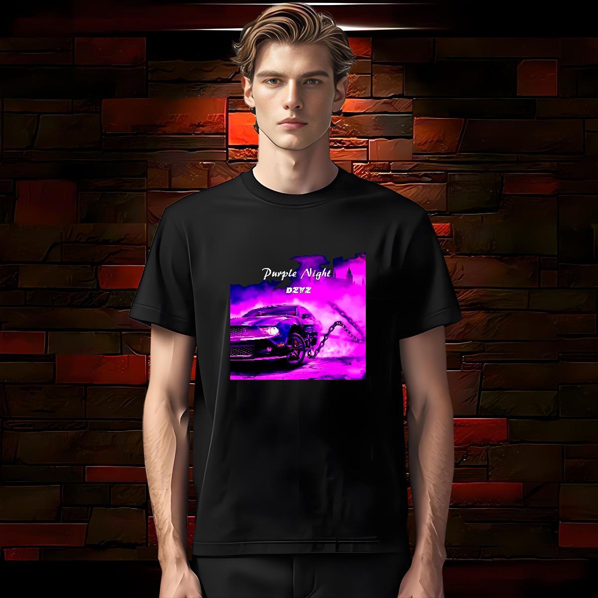 Cool Design car T-Shirts for Men Street Wear Men Tees 230g Pure Cotton New Designer Breathable Plus Size Cartoon Tops