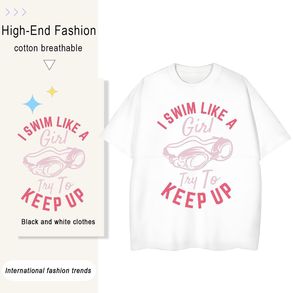 Soft keep up 100% Cotton 230g Men Clothes T-Shirt Hip Hop Street Round Neck Short Sleeve T Shirts Men Fashion Casual DIY Printed Top Tees