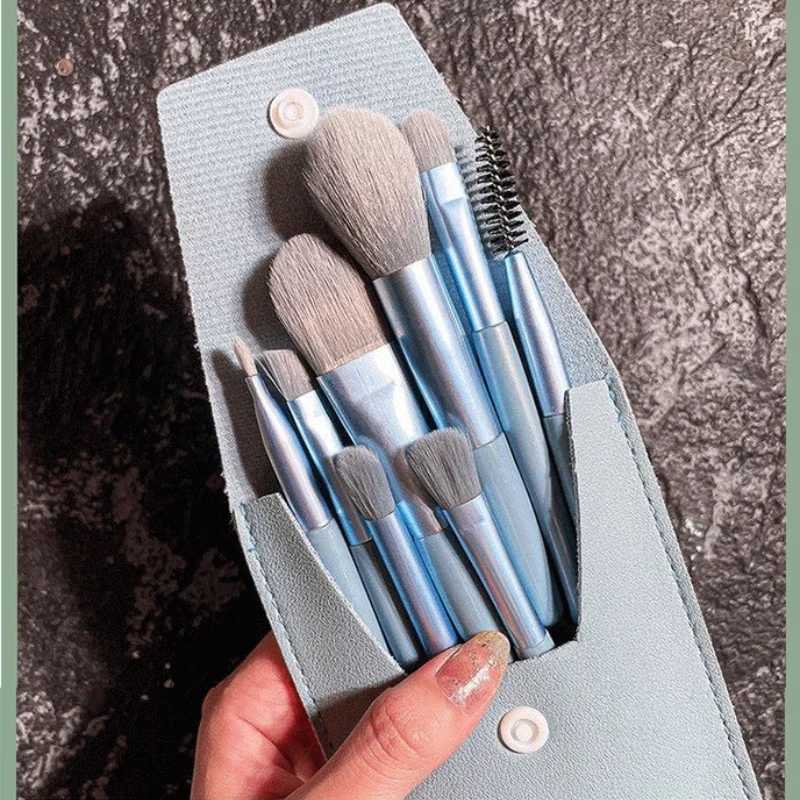 8Pcs Eyeshadow Foundation Blending Makeup Brush Portable Soft Fluffy Cosmetics Concealer Makeup Brush Professional Make Up Tool M240820