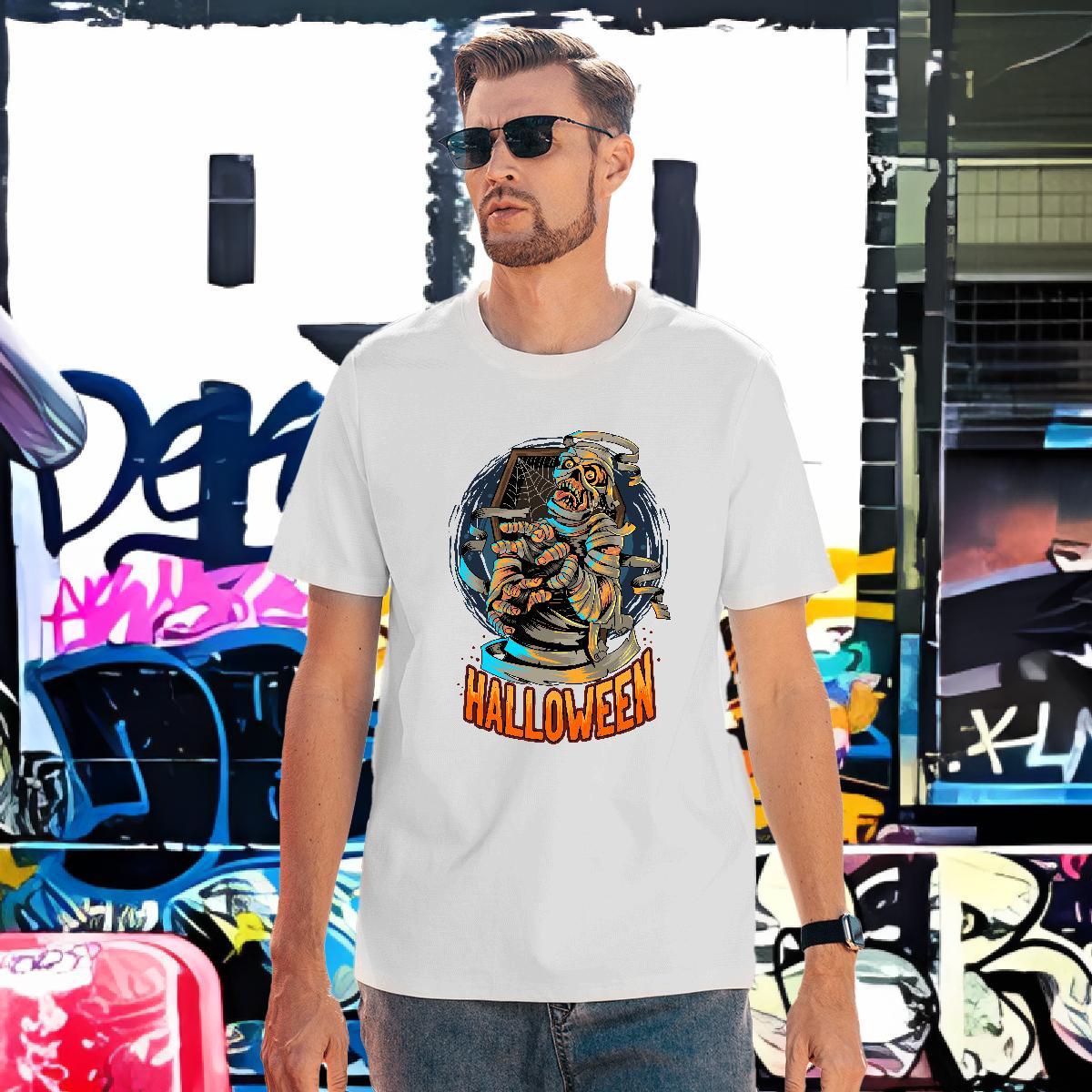 Soft T shirt skull Breathable Crew Neck Spring Summer DIY Logo Oversized 230g 100% Cotton Tshirt for Man Woman Wholesale Tees