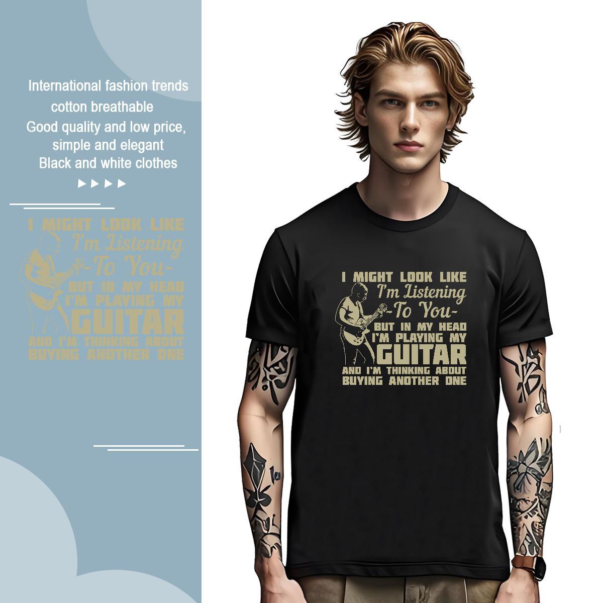 Wholesale monogram Men T Shirts Hip Hop Street Men Clothes T-Shirt 100% Cotton 230g Stylist Breathable Crew Neck DIY Tees Shirts