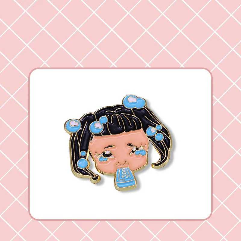 Melanie Martinez enamel pin custom keychain tape CRY Baby singer brooch luxury copper lapel badge cartoon jewelry gift W240815