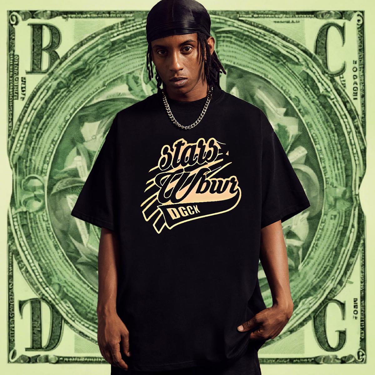 Cool Men Tees Anime Printing Street 230g Cotton Oversized Breathable letter T shirt 2024 Designer Tees Shirts