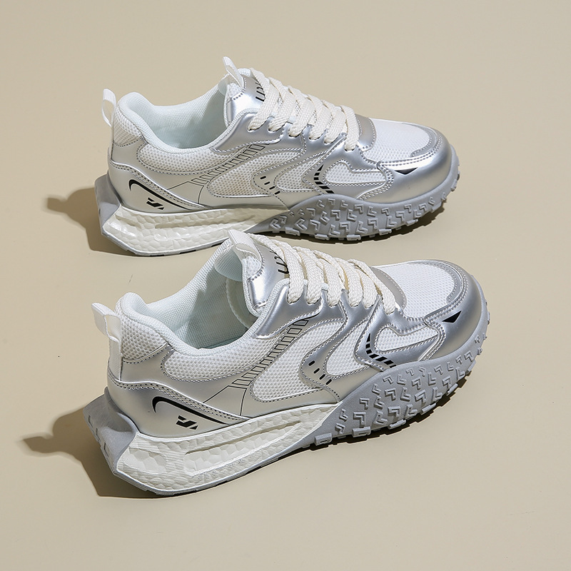 Ddmysports Ins Korean Version New Dad For Women Autumn Student Sports Running Casual Thick Soled Height Increasing Shoes OUTDOOR