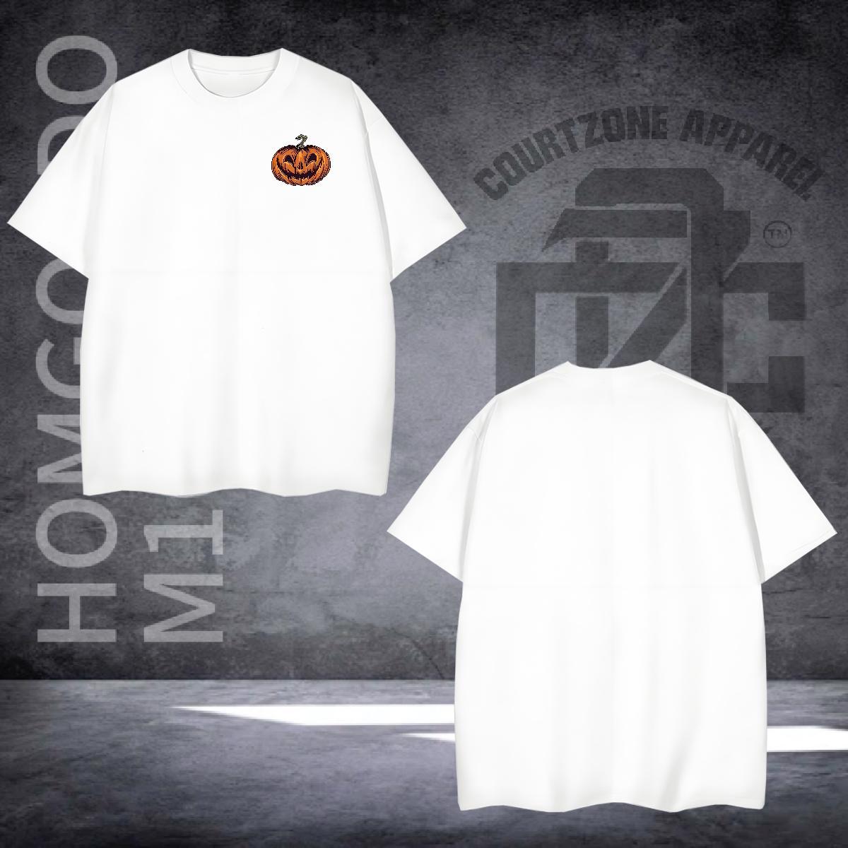 Classic Casual Tshirts pumpkin Outdoor 230g 100% Cotton Polos Breathable Soft Designer T Shirts Men Asian Size
