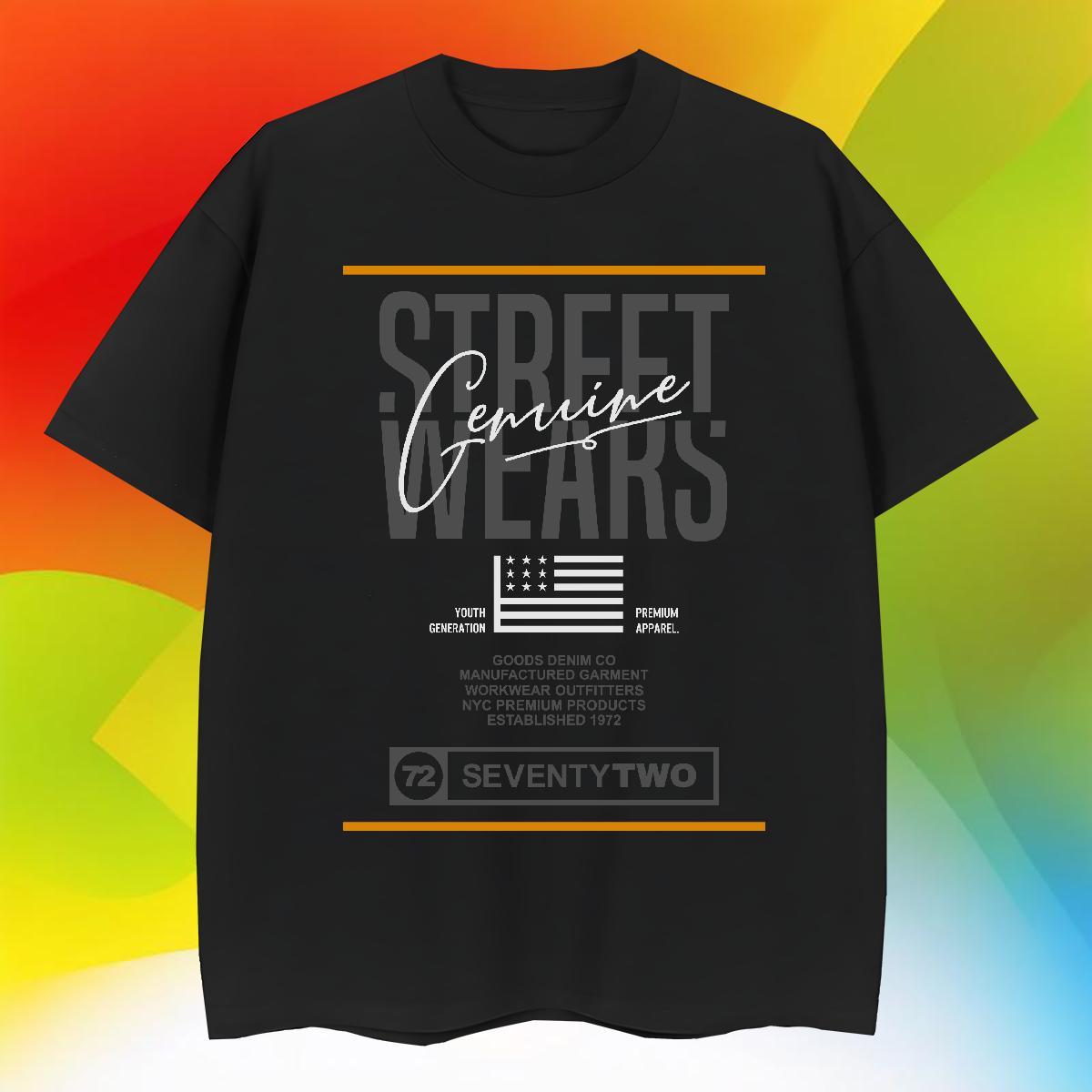 Brand letter T-Shirts for Men Hip Hop Street Tshirts 100% Cotton 230g Factory Direct Breathable Short Sleeve Custom Printing Tees Shirts