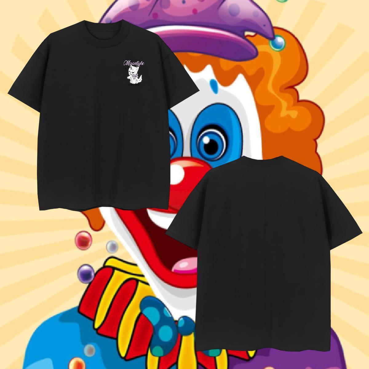 2024 DIY Tshirts cute High Street Hip Hop 230g Cotton Tee Shirt Breathable Cool T-Shirts for Men Cartoon Print