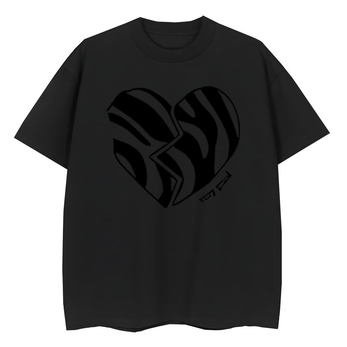 2024 Casual Couples T Shirts Sports Casual Short Sleeve O-Neck Top Tees Comfortable 230g Cotton handpainted Custom Print Oversized T shirt