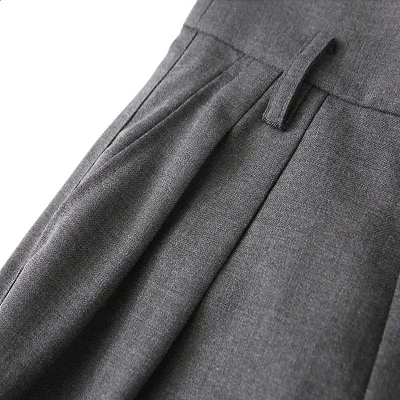 Loose High Waist Suit Womens Spring And Autumn Corset Overalls Temperament Casual Radish Harlan Pants Z260314