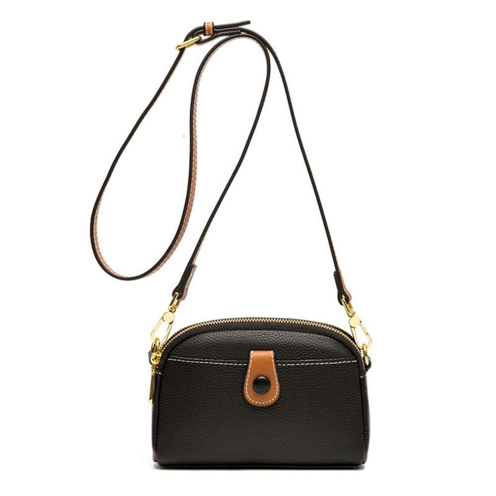 Genuine leather new mobile phone fashion versatile small women's single shoulder crossbody bag